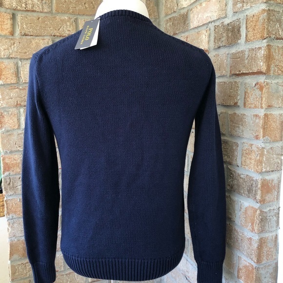 Ralph Lauren Navy Blue Sweater - Picture 5 of 13